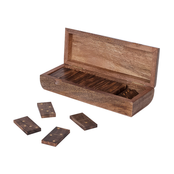 Pryce Mango Wood Domino Game by Libra, image 4
