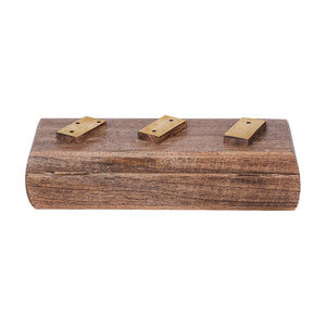 Pryce Mango Wood Domino Game by Libra