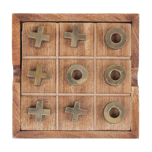 Pryce Mango Wood Noughts and Crosses and Solitaire Game by Libra, image 3