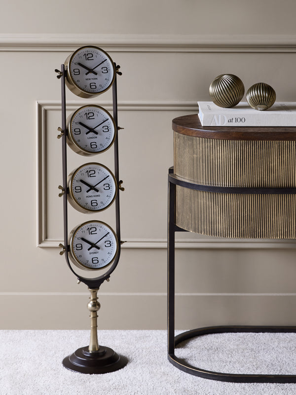 Sterling World City Floor Clock by Libra, image 6