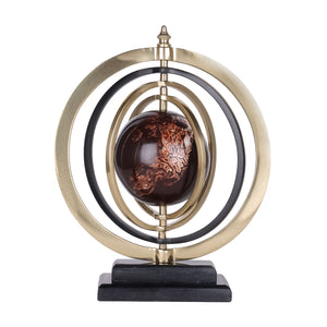 Kingsley Armillary with Marble Effect Globe by Libra, image 2