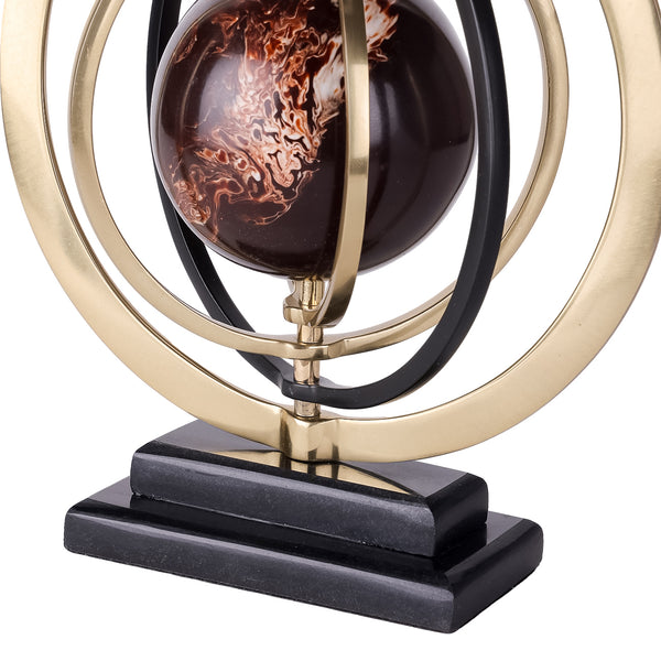 Kingsley Armillary with Marble Effect Globe by Libra, image 4