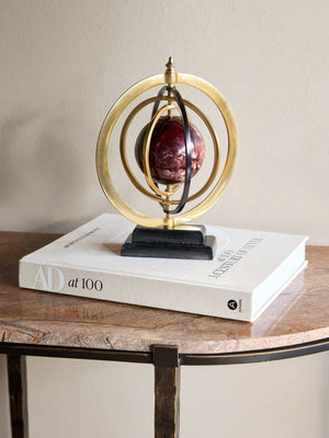 Kingsley Armillary with Marble Effect Globe by Libra, image 5