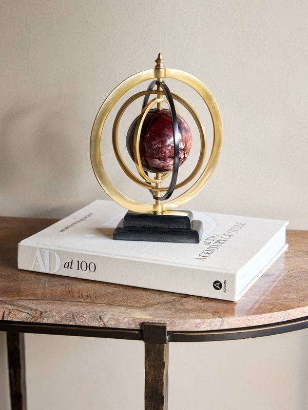 Kingsley Armillary with Marble Effect Globe by Libra, image 5