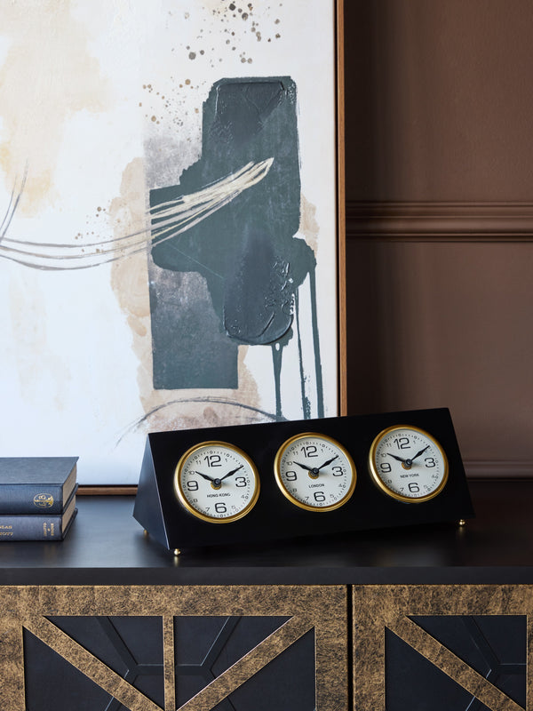 Retro World City Desk Clock by Libra, image 6