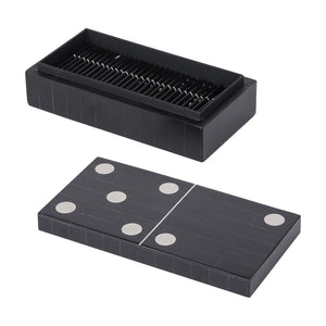 Chollerford Black Inlay Dominoes Box by Libra, image 3