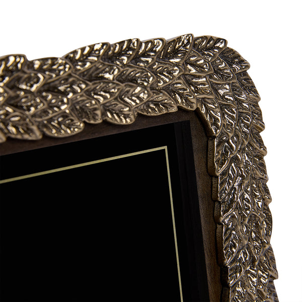 Antiqued Gold Leaf Photo Frame 4x6 Inch by Libra, image 4