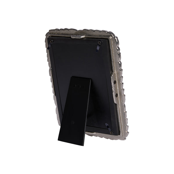 Antiqued Pewter Leaf Photo Frame 5x7 Inch by Libra, image 2