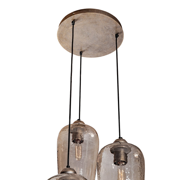 Belgrove 3 Light Drop Pendant by Libra, image 3