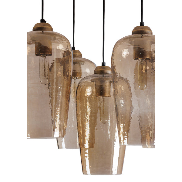Belgrove 5 Light Cluster Pendant by Libra, image 3