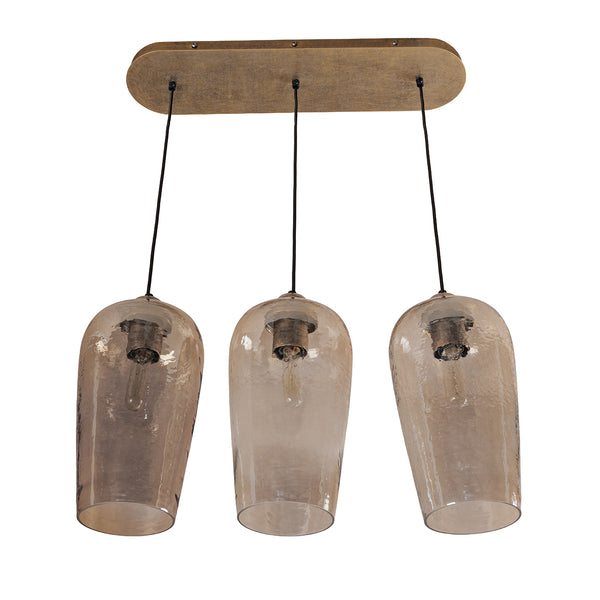 Belgrove 3 Light Linear Pendant by Libra, image 3