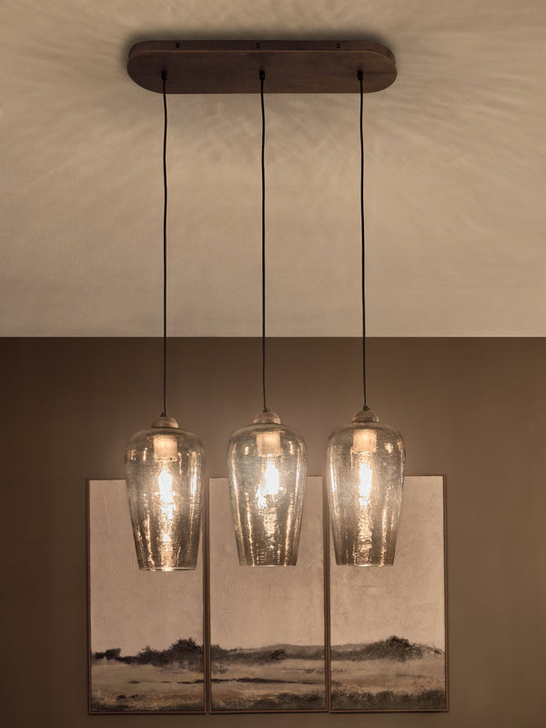 Belgrove 3 Light Linear Pendant by Libra, image 6