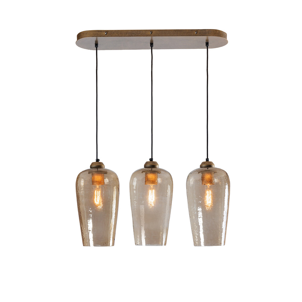 Belgrove 3 Light Linear Pendant by Libra