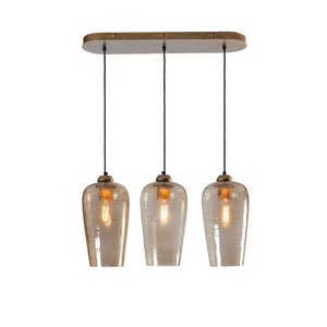 Belgrove 3 Light Linear Pendant by Libra