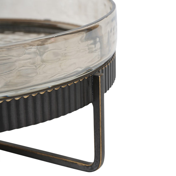 Beresford Glass Platter on Stand by Libra, image 5
