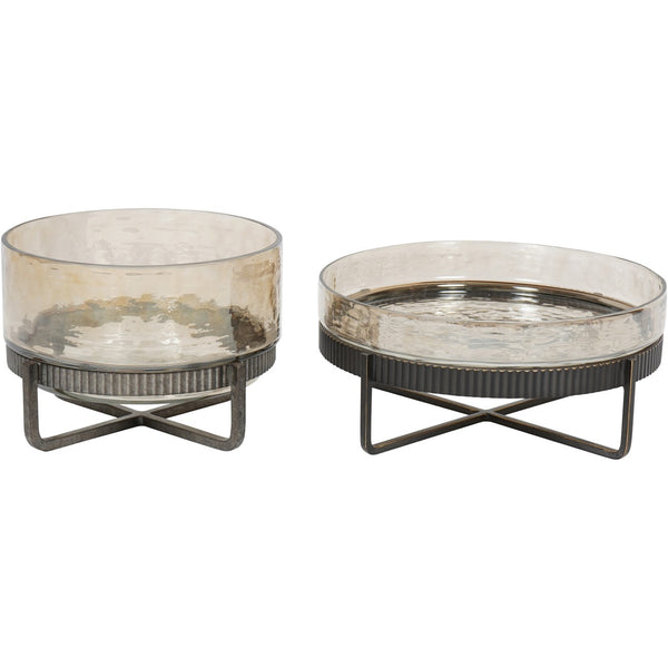 Beresford Glass Platter on Stand by Libra, image 7