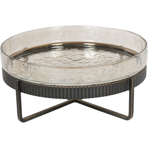 Beresford Glass Platter on Stand by Libra