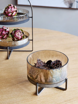 Beresford Glass Bowl on Stand by Libra, image 6