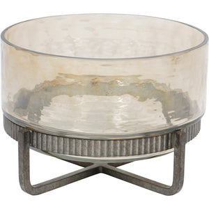 Beresford Glass Bowl on Stand by Libra