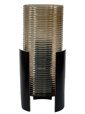 Belvedere Black Ribbed Hurricane Large by Libra, image 2