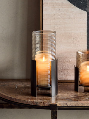 Belvedere Black Ribbed Hurricane Large by Libra, image 3