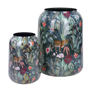 Tropical Blue Enamel Vase Small by Libra, image 6