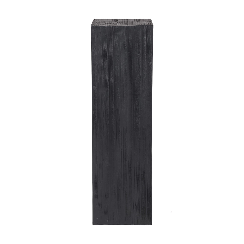 Sienna Set of 2 Nested Black Mango Wood Plinths by Libra