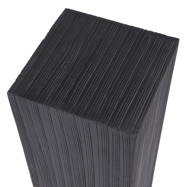 Sienna Set of 2 Nested Black Mango Wood Plinths by Libra, image 3
