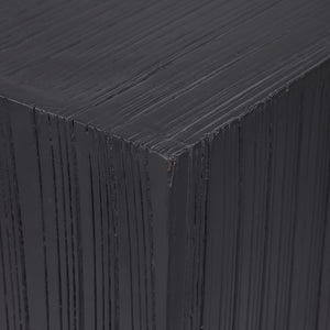 Sienna Set of 2 Nested Black Mango Wood Plinths by Libra, image 4