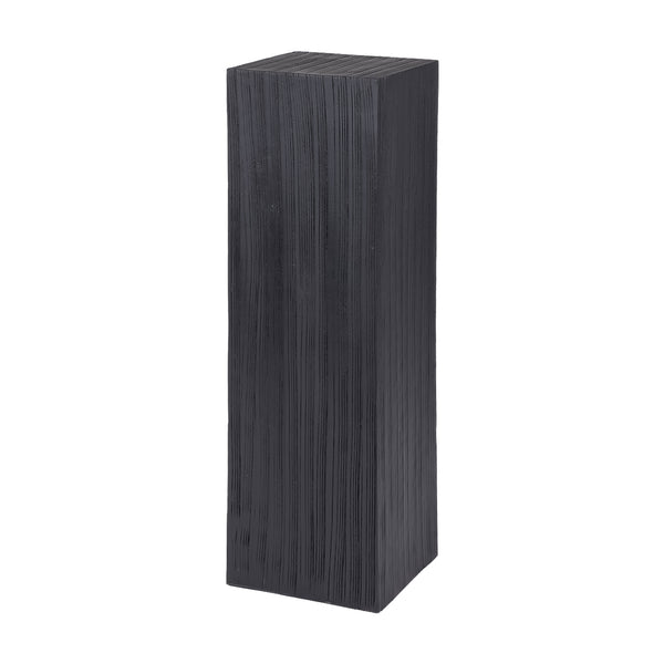 Sienna Set of 2 Nested Black Mango Wood Plinths by Libra