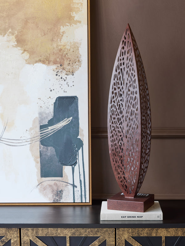 Rustica Leaf Outdoor Sculpture by Libra, image 6