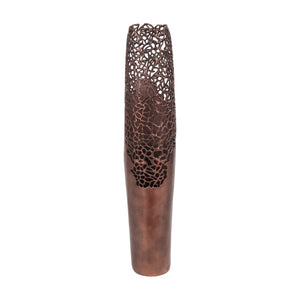 Apo Coral Raw Bronze Aluminium Large Vase by Libra, image 2