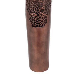 Apo Coral Raw Bronze Aluminium Large Vase by Libra, image 5