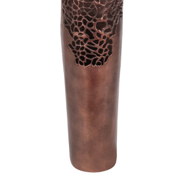 Apo Coral Raw Bronze Aluminium Large Vase by Libra, image 5