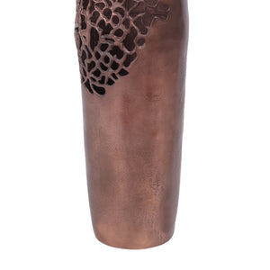 Apo Coral Raw Bronze Aluminium Small Vase by Libra, image 5