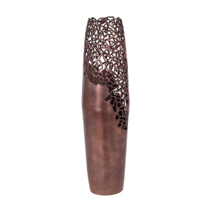 Apo Coral Raw Bronze Aluminium Small Vase by Libra