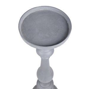 Van Dyk Grey Stonewash Pillar Holder Small by Libra, image 4