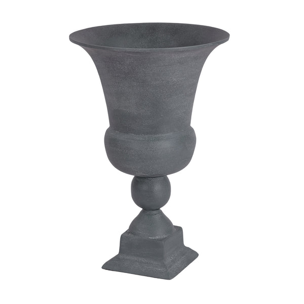 Van Dyk Tall Grey Stonewash Urn Medium by Libra, image 2