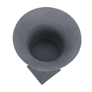 Van Dyk Tall Grey Stonewash Urn Large by Libra, image 3