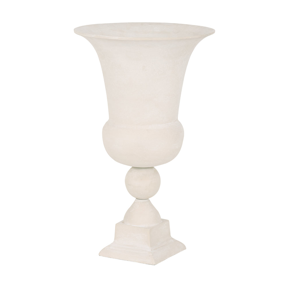 Van Dyk Tall Putty Stonewash Urn Large by Libra