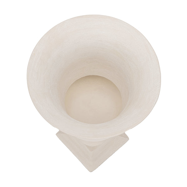 Van Dyk Tall Putty Stonewash Urn Large by Libra, image 3