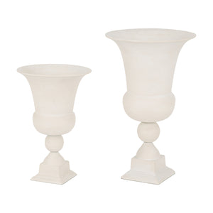 Van Dyk Tall Putty Stonewash Urn Large by Libra, image 7