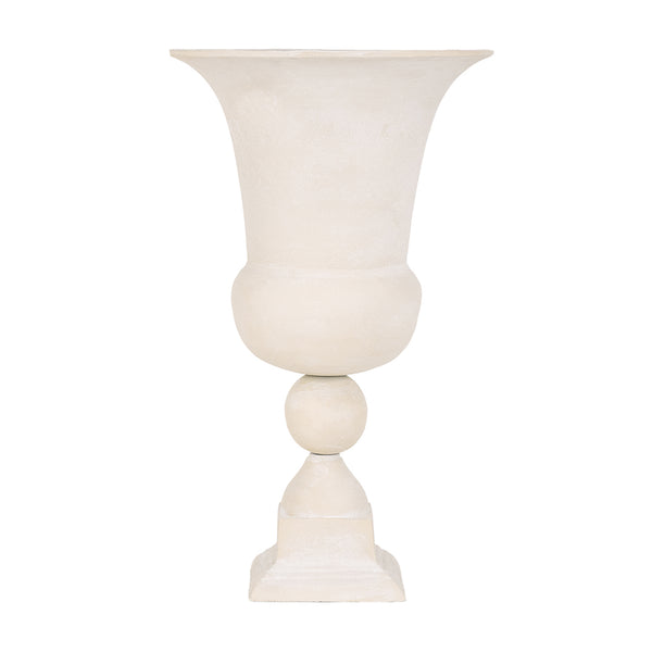Van Dyk Tall Putty Stonewash Urn Large by Libra