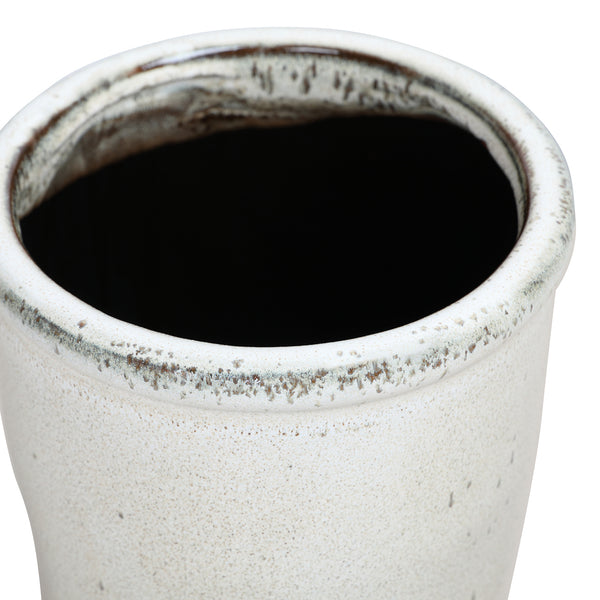 Malmo Glazed Tall Planter by Libra, image 3