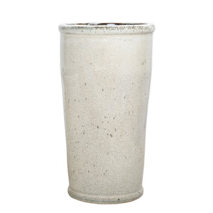 Malmo Glazed Tall Planter by Libra