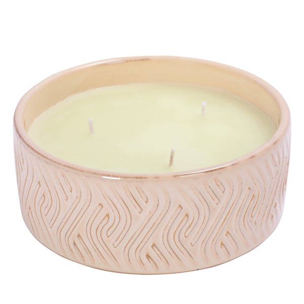 Serena Ceramic Candle Ivory by Libra, image 2