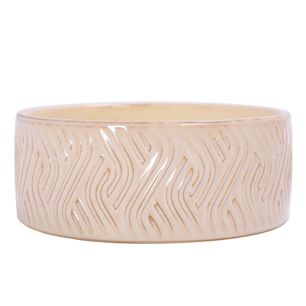 Serena Ceramic Candle Ivory by Libra