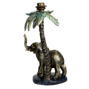 Palm Candle Stick with Elephants by Libra, image 3