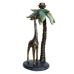 Palm Candle Stick with Giraffe by Libra, image 2