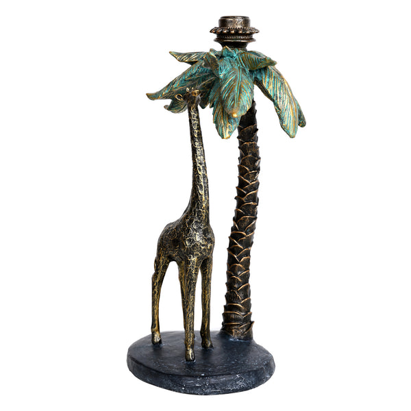 Palm Candle Stick with Giraffe by Libra, image 2